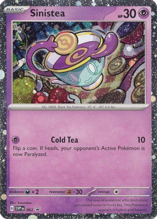 Sinistea - 062 62 - SV Scarlet & Violet Promo Cards Holofoil - Poke-Collect