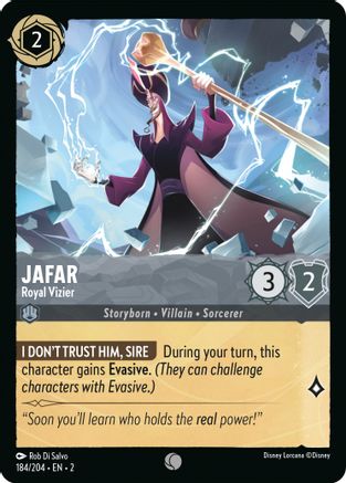 Jafar - Royal Vizier (184/204) - Rise of the Floodborn Cold Foil