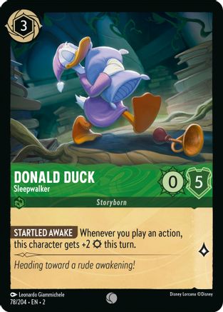 Donald Duck - Sleepwalker (78/204) - Rise of the Floodborn Cold Foil