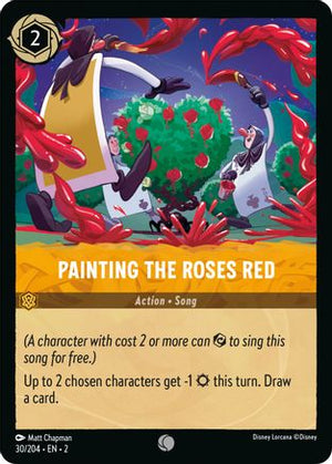 Painting the Roses Red (30/204) - Rise of the Floodborn Cold Foil