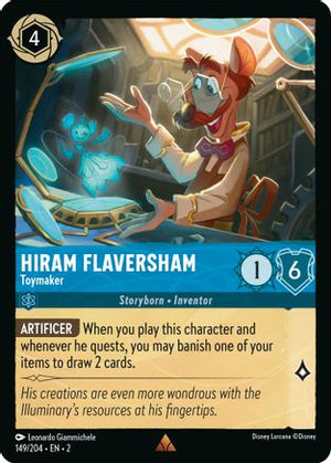 Hiram Flaversham - Toymaker (149/204) - Rise of the Floodborn Cold Foil