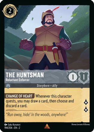 The Huntsman - Reluctant Enforcer (194/204) - Rise of the Floodborn Cold Foil