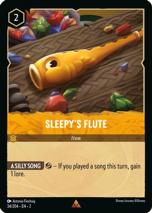 Sleepy's Flute (34/204) - Rise of the Floodborn Cold Foil