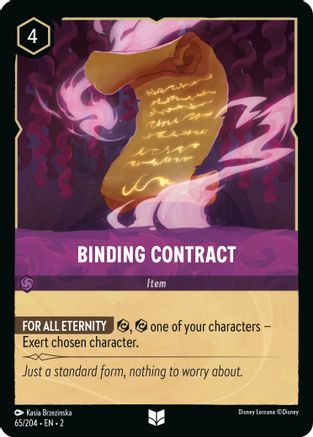 Binding Contract (65/204) - Rise of the Floodborn Cold Foil