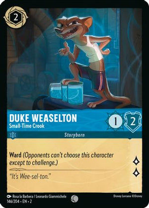 Duke Weaselton - Small-Time Crook (146/204) - Rise of the Floodborn Cold Foil