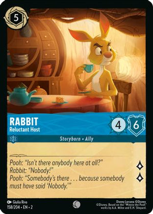 Rabbit - Reluctant Host (158/204) - Rise of the Floodborn Cold Foil