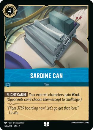 Sardine Can (170/204) - Rise of the Floodborn Cold Foil