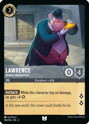 Lawrence - Jealous Manservant (186/204) - Rise of the Floodborn Cold Foil