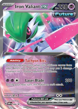 Iron Valiant ex - 068 68 - SV Scarlet & Violet Promo Cards Holofoil - Poke-Collect