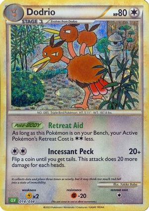Dodrio 14 - Trading Card Game Classic Holofoil - Poke-Collect