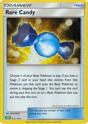 Rare Candy (CLV) 25 - Trading Card Game Classic Holofoil - Poke-Collect