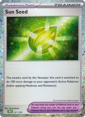 Sun Seed 27 - Trading Card Game Classic Holofoil - Poke-Collect