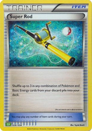 Super Rod (CLV) 27 - Trading Card Game Classic Holofoil - Poke-Collect