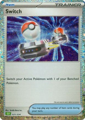 Switch (CLV) 29 - Trading Card Game Classic Holofoil - Poke-Collect