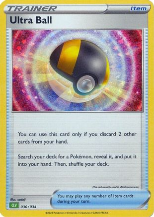 Ultra Ball (CLV) 30 - Trading Card Game Classic Holofoil - Poke-Collect