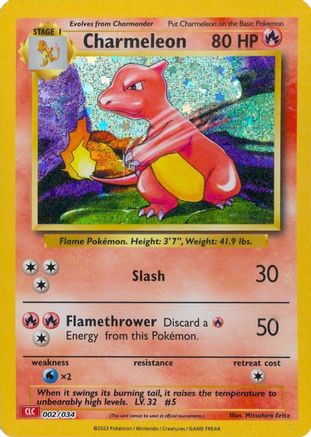 Charmeleon 2 - Trading Card Game Classic Holofoil - Poke-Collect