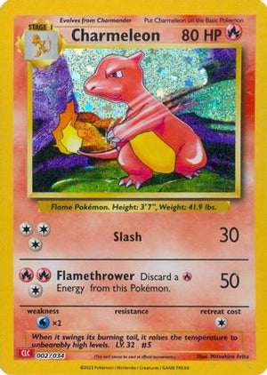 Charmeleon 2 - Trading Card Game Classic Holofoil - Poke-Collect