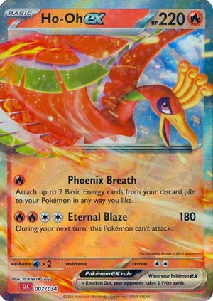 Ho-oh ex 7 - Trading Card Game Classic Holofoil - Poke-Collect