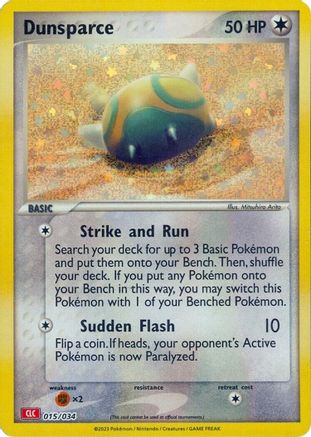Dunsparce 15 - Trading Card Game Classic Holofoil - Poke-Collect