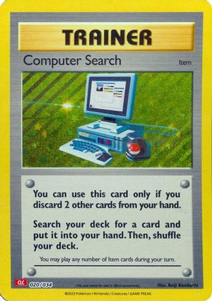 Computer Search (CLC) 20 - Trading Card Game Classic Holofoil - Poke-Collect