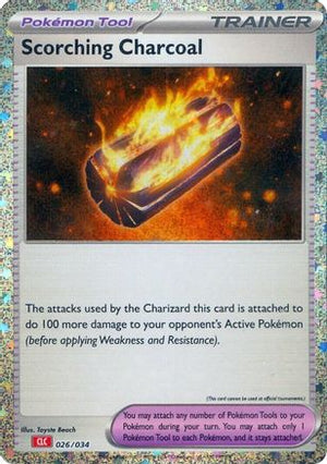 Scorching Charcoal 26 - Trading Card Game Classic Holofoil - Poke-Collect