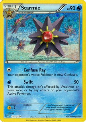 Starmie 5 - Trading Card Game Classic Holofoil - Poke-Collect