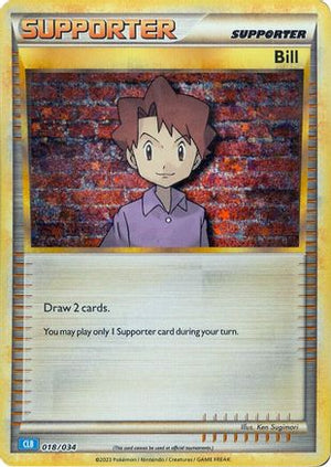 Bill (CLB) 18 - Trading Card Game Classic Holofoil - Poke-Collect