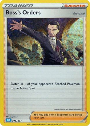 Boss's Orders (CLB) 19 - Trading Card Game Classic Holofoil - Poke-Collect