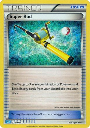 Super Rod (CLB) 28 - Trading Card Game Classic Holofoil - Poke-Collect