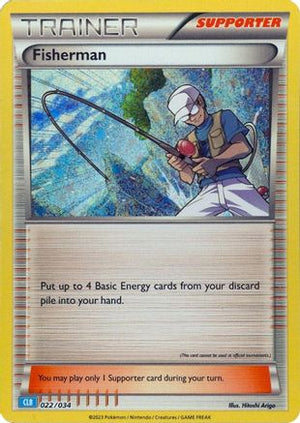 Fisherman 22 - Trading Card Game Classic Holofoil - Poke-Collect