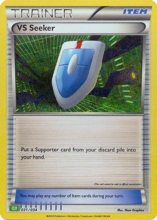 VS Seeker (CLV) 31 - Trading Card Game Classic Holofoil - Poke-Collect