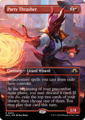 Party Thrasher (Borderless) (MH3-334) - Modern Horizons 3 (Borderless)