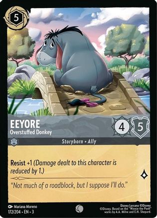 Eeyore - Overstuffed Donkey (172/204) - Into the Inklands