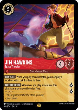 Jim Hawkins - Space Traveler (109/204) - Into the Inklands Cold Foil