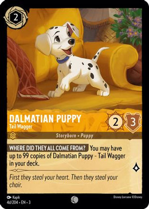 Dalmatian Puppy - Tail Wagger (4d/204) (4d/204) - Into the Inklands Cold Foil