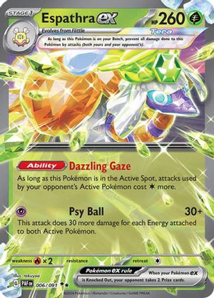 Espathra ex - 006/091 6 - SV Paldean Fates Holofoil