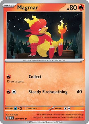 Magmar 9 - SV Paldean Fates - Poke-Collect