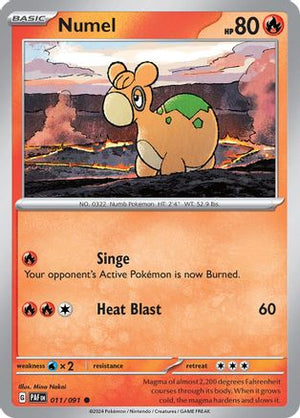 Numel 11 - SV Paldean Fates Reverse Holofoil - Poke-Collect