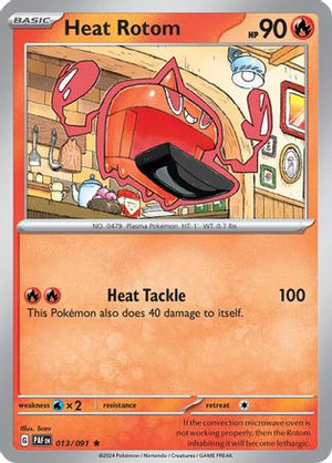 Heat Rotom 13 - SV Paldean Fates Holofoil