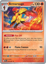 Armarouge - 015/091 15 - SV Paldean Fates Reverse Holofoil - Poke-Collect