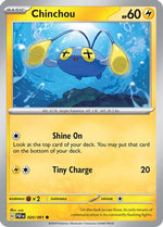 Chinchou 20 - SV Paldean Fates Reverse Holofoil - Poke-Collect
