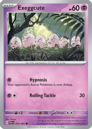 Exeggcute 23 - SV Paldean Fates Reverse Holofoil - Poke-Collect
