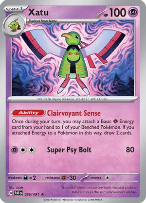 Xatu 26 - SV Paldean Fates Holofoil - Poke-Collect