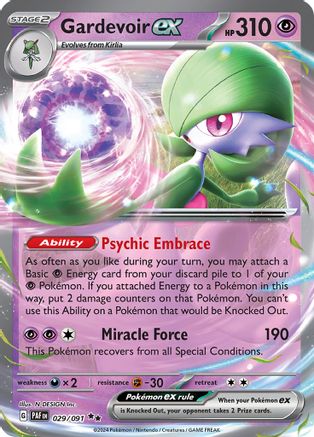 Gardevoir ex 29 - SV Paldean Fates Holofoil