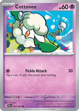Cottonee 34 - SV Paldean Fates - Poke-Collect
