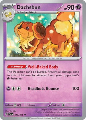 Dachsbun - 039/091 39 - SV Paldean Fates - Poke-Collect