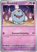 Greavard 42 - SV Paldean Fates Reverse Holofoil - Poke-Collect