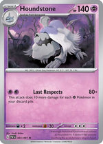 Houndstone - 043/091 43 - SV Paldean Fates Holofoil - Poke-Collect