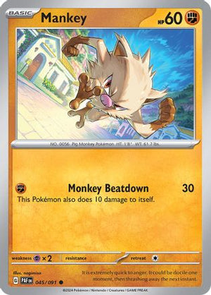 Mankey 45 - SV Paldean Fates - Poke-Collect