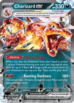 Charizard ex - 054/091 54 - SV Paldean Fates Holofoil - Poke-Collect